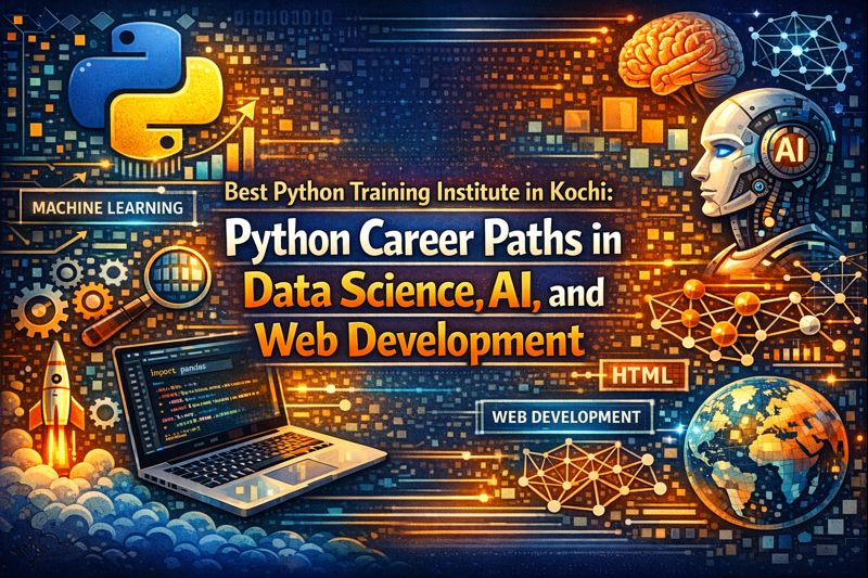 best python training institute in kochi: Python Career Paths in Data Science, AI, and Web Development