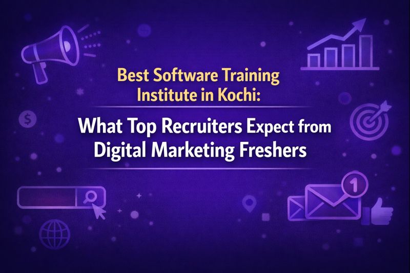 Best Software Training Institute in Kochi: What Top Recruiters Expect from Digital Marketing Freshers