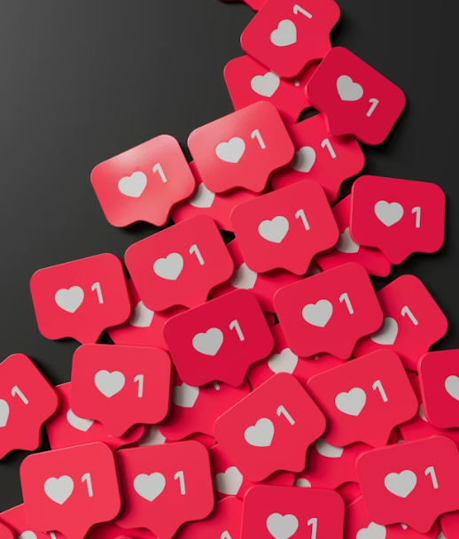 Student working on social media marketing internship creating content and analyzing campaign performance